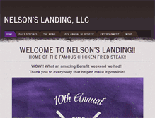 Tablet Screenshot of nelsonslandingks.com